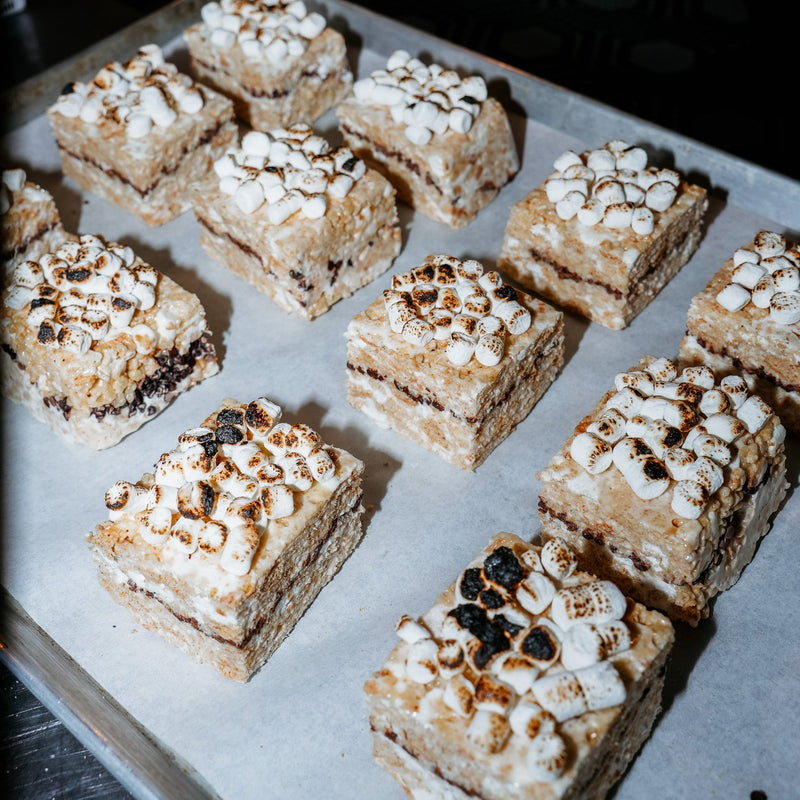 S'mores Boardwalk Square Rice Crispy Treats - Pop’s Corner Bakery New Jersey