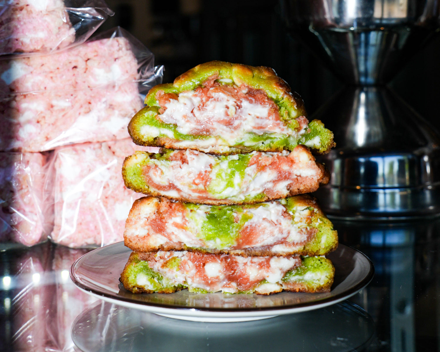 Strawberry Kiwi Cookie - Pop's Corner Bakery Point Pleasant Beach New Jersey